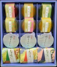 夏の詰め合わせ(ゼリー・水ようかん・くずもち)